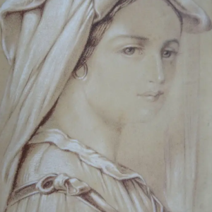 Ks223 Obraz, Oryginał, Aleksander Raczyński (1822 - 1889), Włoszka, 1871r.