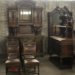 S522 Neorenesansowy zestaw do jadalni, XIX w.