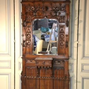 S2138 Neogotycki wieszak na ubrania, XIX w.