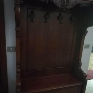 S1082 Ławka/Skrzynia z wieszakiem