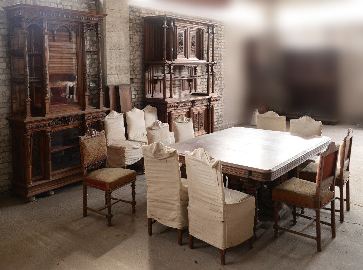 S2140 Neorenesansowy zestaw do jadalni, XIX w.