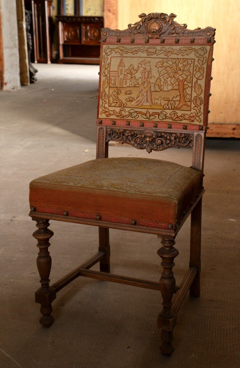 S2140 Neorenesansowy zestaw do jadalni, XIX w.