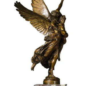 Ks697 Rzeźba z brązu, XIXw. Gloria Victis