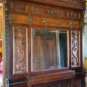 S1985 Wieszak na ubrania z lustrem