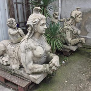 S2265 Para sfinksów z puttami, Rzeźby, XX w.