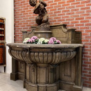 S2274 Skrzynka na kwiaty z cherubem, XIX w.