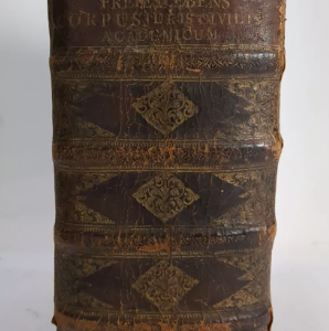 Ks914 Corpus Juris Civilis Academicum, 1735r.