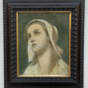 Ks930 Madonna, Olej na tekturze, XIX w.