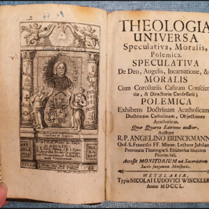 Ks59 Księga, Theologia Universa Speculativa Moralis Polemica , 1750 r.