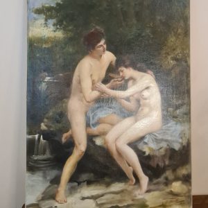 Ks248 Obraz, Oryginał, Tristan i Izolda, XIXw.