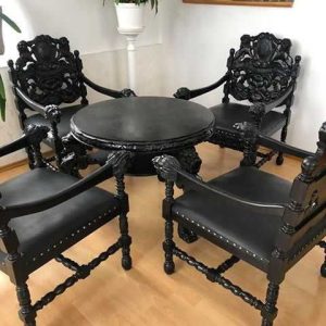 S2378 Zestaw mebli gdańskich do gabinetu