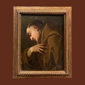 S2380 Święty Franciszek, Olej na płótnie, XVII w.