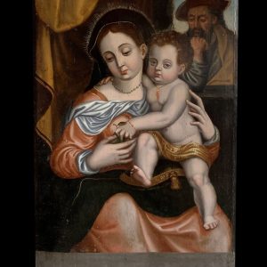 S2381 Święta Rodzina, Olej na drewnie, XVI w.