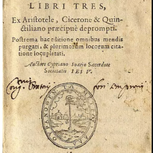 Ks439 Księga, De arte rhetorica libri tres, ex Aristotele, Cicerone & Quinctiliano, 1585r. Język Łaciński