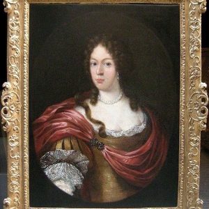 Ks644 Obraz, Oryginał, Portret Polskiej Księżniczki Teresy Kunegundy, XVIIIw.