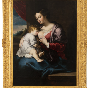 Ks850 Duży Obraz, Dziewica z dzieciątkiem, XVIIw.