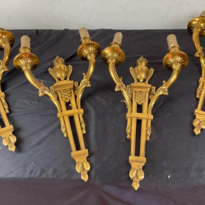 S2468 4 x Kinkiet, XIX w.