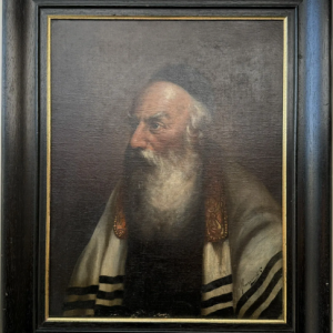 Ks960 Obraz, Oryginał, Aleksander Mroczkowski (1850-1927), Portret Rabina