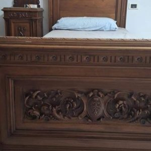 S2582 Łóżko + szafka nocna