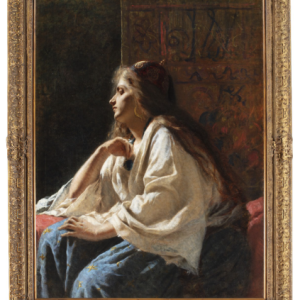 Ks991 Czerkieska, Olej na płótnie, XIX w.