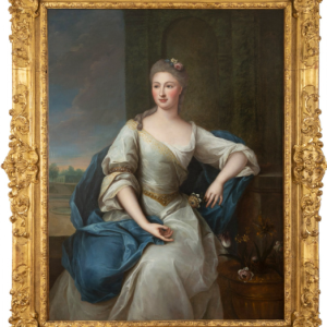 Ks993 Duży Obraz, Portret księżniczki jako Hebe, XVIIIw.