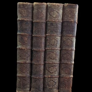 Ks1006 Zestaw 4 Ksiąg, Kolekcja traktatów pokojowych, XVIIIw. Język francuski