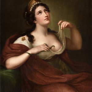 Ks389 Samobójstwo Kleopatry, Olej na płótnie, XIX w.