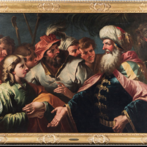 Ks581 Józef sprzedany Putyfarze, Duży olej na płótnie, XVIII w.