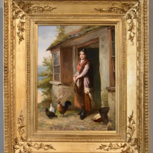 Ks646 Obraz, Naprawiaczka sieci, 1880r.