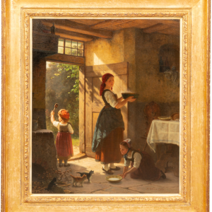 Ks870 Obraz, Posiłek dla wszystkich, XIXw.