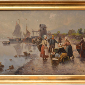 Ks886 Obraz, Żony rybaka, XIXw.