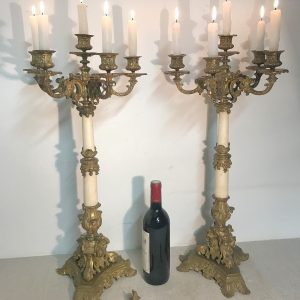 S639 2 x Kandelabr, XIX w.