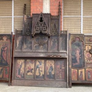 S2033 Duża neogotycka fasada ołtarza