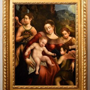 S2041 Madonna z Dzieciątkiem, Olej na drewnie, XVI w.