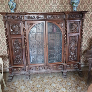 S2293 Renesansowa biblioteka + szafa, XX w.