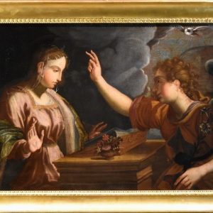 S2520 Zwiastowanie, Olej na płótnie, XVII w.