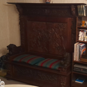 S24 Ławka/Skrzynia w stylu gdańskim, XVII/XVIII w.