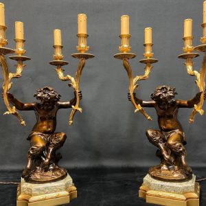 S2687 Para kandelabrów, XIX w.