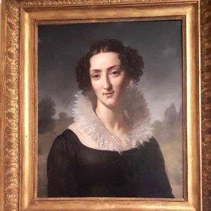 S2731 Portret młodej kobiety, Olej na płótnie, XIX w.