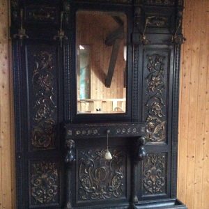 S1117 Wieszak na ubrania z lustrem