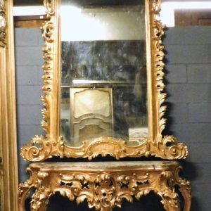 S2260 Duża konsola z lustrem, XVIII w.