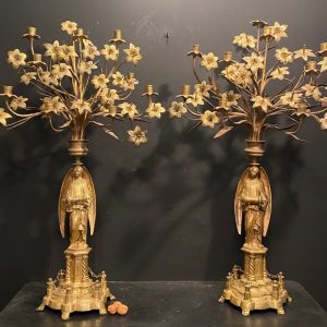 S2794 2 x Kandelabr, XIX w.