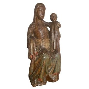 S2839 Dziewica z Dzieciątkiem, Rzeźba, XIII/XIV w.