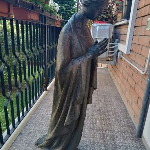 Kobieta w modlitwie brąz 1m antyk