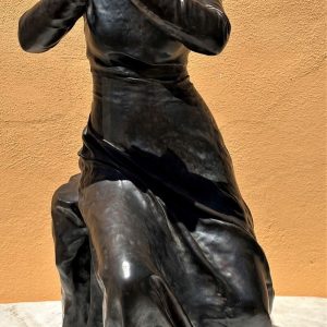 S2893 Błagająca młoda kobieta, Rzeźba, XIX w.