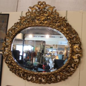 S1414 Owalne lustro, XIX w.