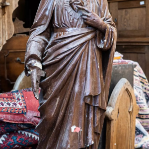 S3057 Serce Jezusa, Rzeźba, XIX/XX w.