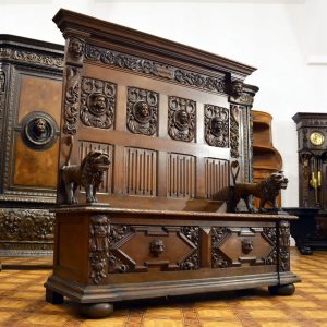 S905 Neobarokowa ławka/skrzynia, XIX w.