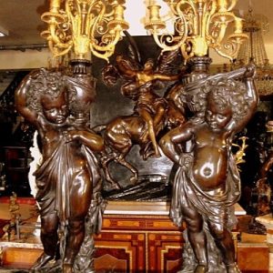 S3120 Para cherubów, Kandelabry, XIX w.