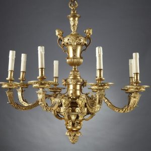 S3195 Żyrandol, XIX w. 80cm x 82 cm